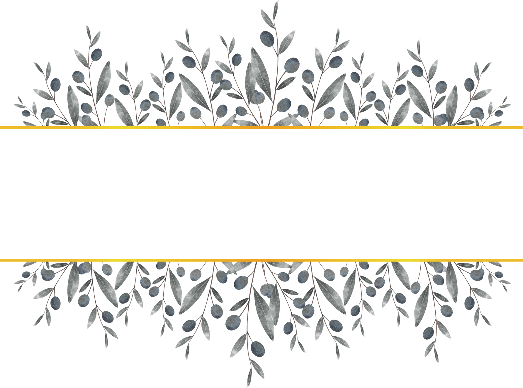 Blue Leaf Frame